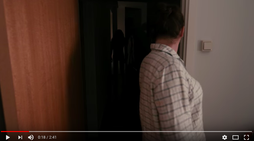 Screen Shot Lights Out Short Movie