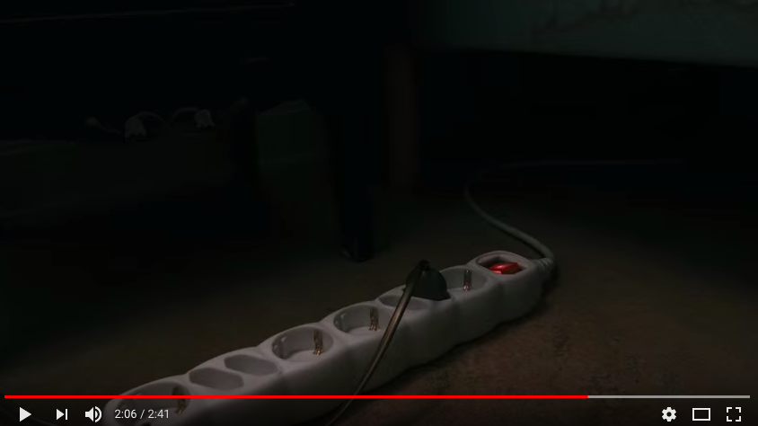 Screen Shot Lights Out Short Movie