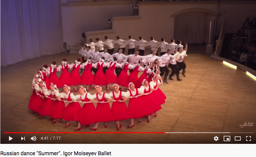 Viral Igor Moiseyev Ballet Dance in youtube