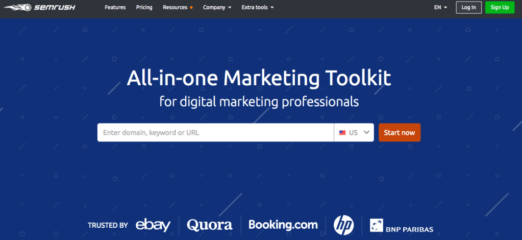 SEMrush freemium SEO tools