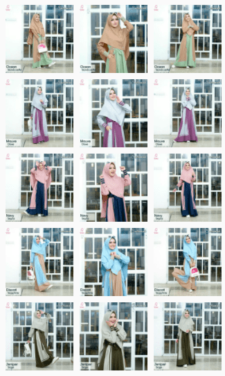gamis polos Fauz Hijab