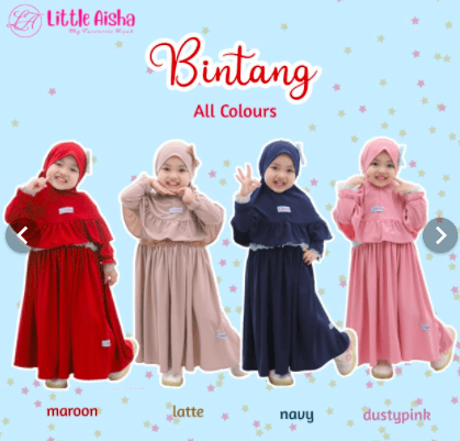 gamis anak terbaru