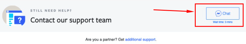 contact facebook support team